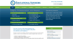 Desktop Screenshot of educationaladvisors.com